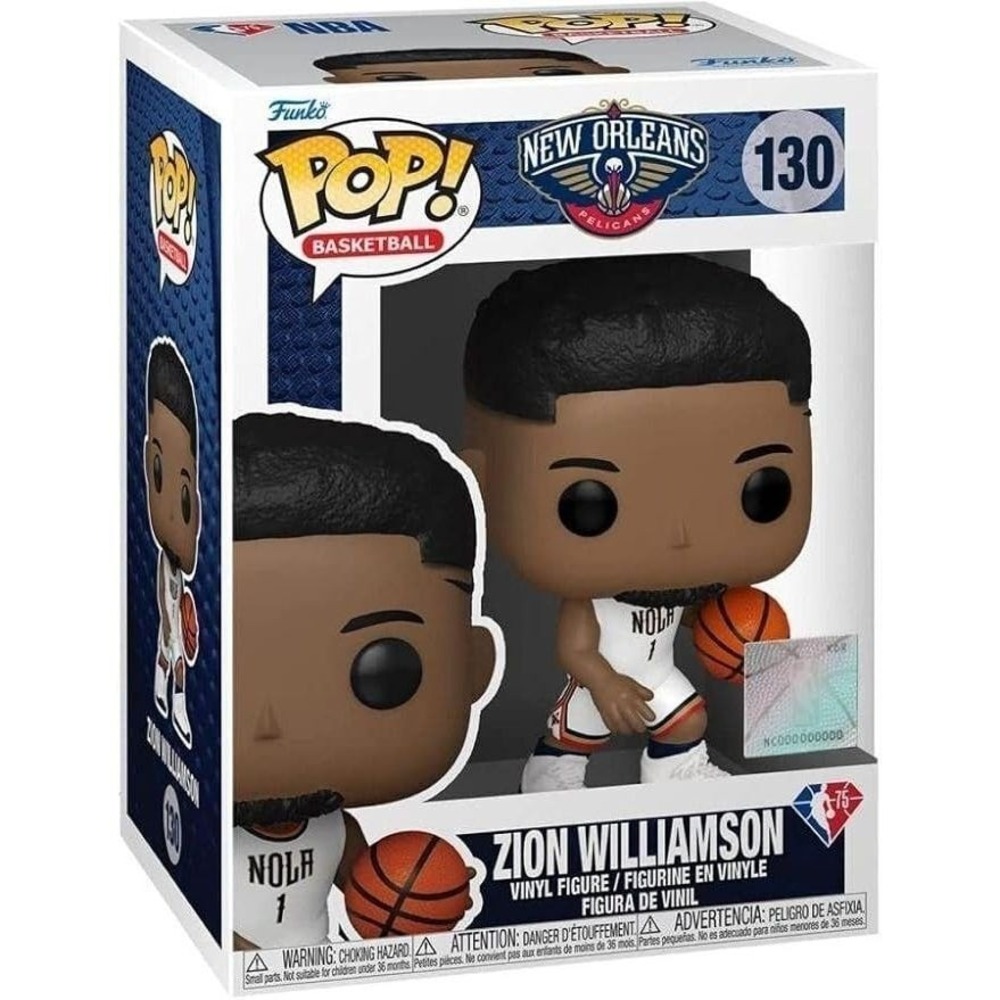 Funko POP! NBA New Orleans Pelicans Zion Williamson #130 Vinyl Figure NIB